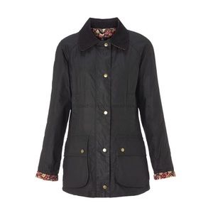 Barbour Hope Beadnell Wax Jacket Olive/Mayfair
